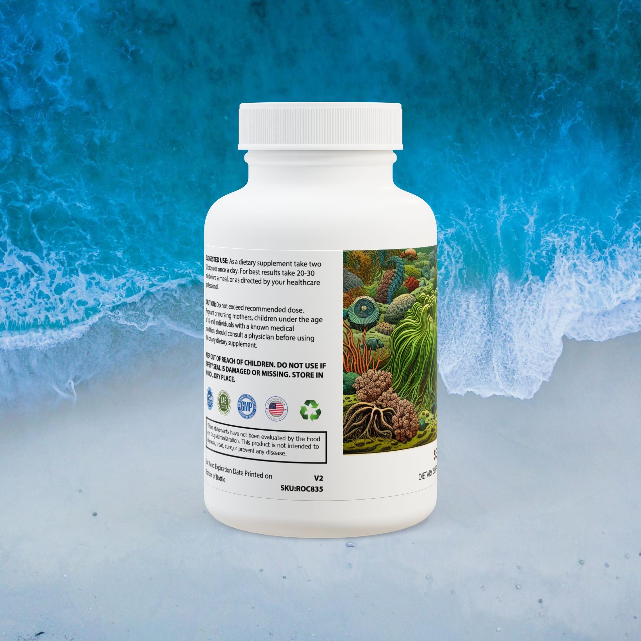 Rock the Short Sea Moss Supplement (60 Capsules)