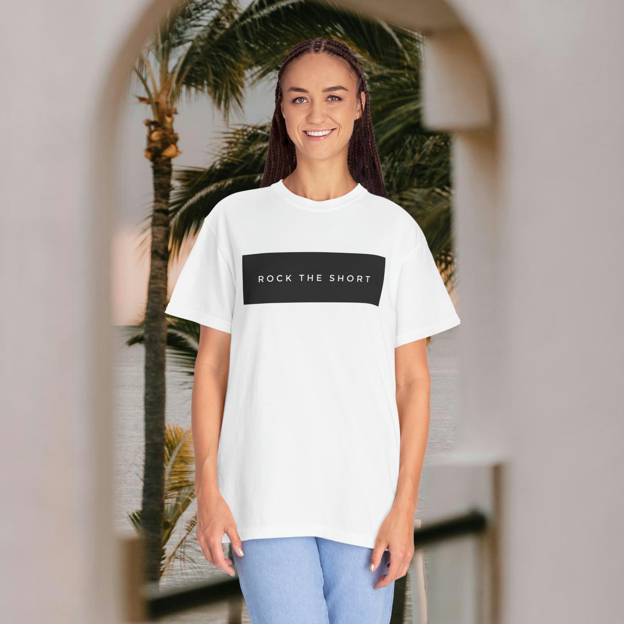 Basic Rock The Short Unisex Garment-Dyed T-shirt