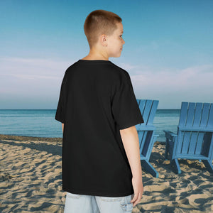 'Rock the Shore' Kids Heavy Cotton Tee - Cool Casual T-Shirt for Beach Lovers