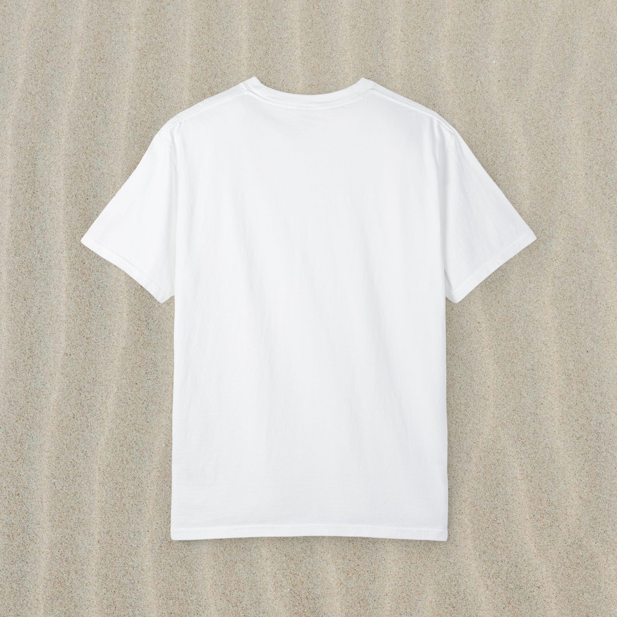 Rock the Short White Unisex Garment-Dyed T-shirt