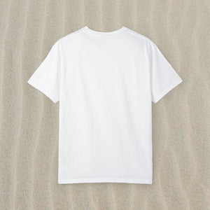 Rock the Short White Unisex Garment-Dyed T-shirt