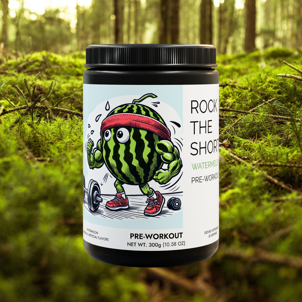 Rock the Short Pre-Workout Supplement, Watermelon (300g, 10.58oz)