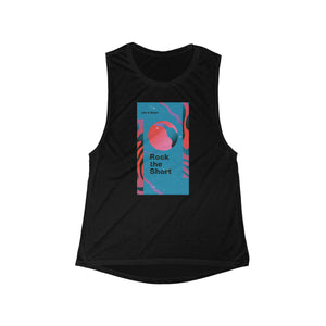 Rock the Short Women's Flowy Scoop Muscle Tank