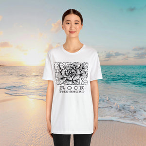 Fleur Rock the Short Unisex Jersey Short Sleeve Tee