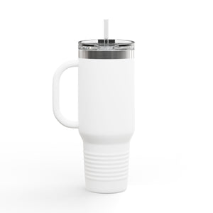 Progress. Not Perfection. Insulated Travel Mug - Rock the Short | 40oz Coffee Tumbler for On-the-Go