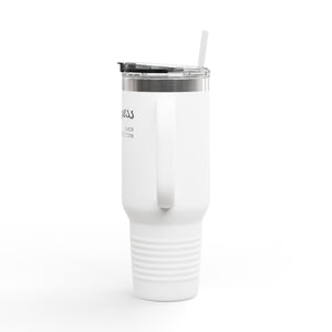 Progress. Not Perfection. Insulated Travel Mug - Rock the Short | 40oz Coffee Tumbler for On-the-Go