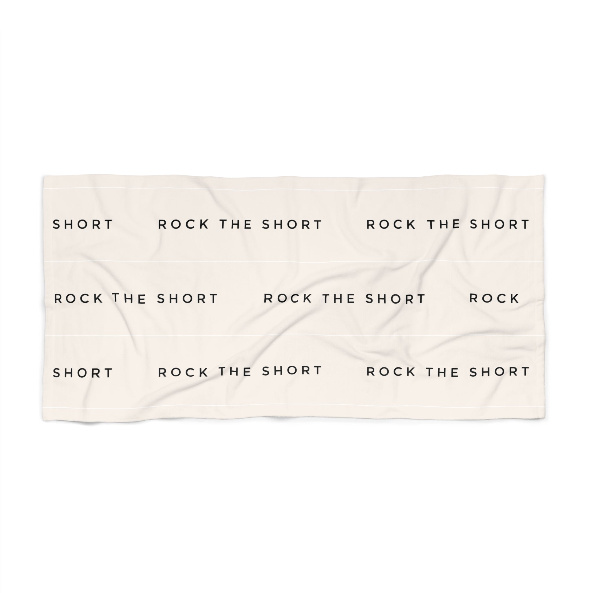 Rock the Short Ultra Modern Beach Towel