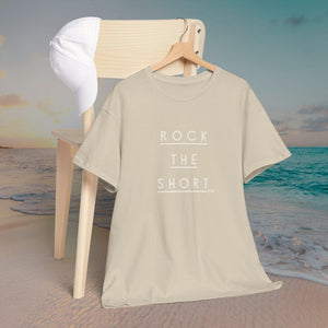 Rock the Short Unisex Heavy Cotton Tee - Casual Comfort for Everyday Life