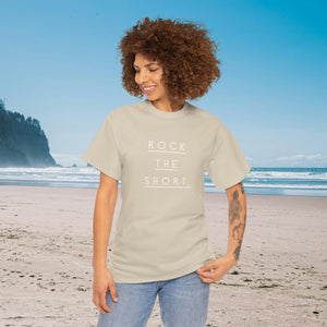 Rock the Short Unisex Heavy Cotton Tee - Casual Comfort for Everyday Life