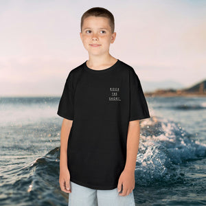 'Rock the Shore' Kids Heavy Cotton Tee - Cool Casual T-Shirt for Beach Lovers