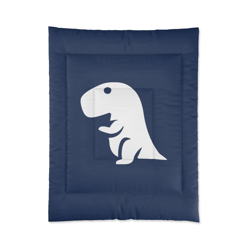 The Chompy Comforter White/Navy