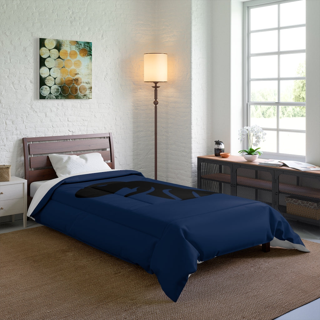 The Chompy Comforter - Black/Navy