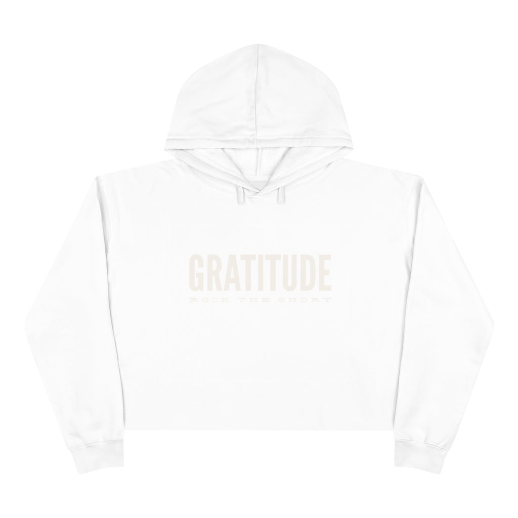 Gratitude Crop Hoodie