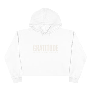 Gratitude Crop Hoodie