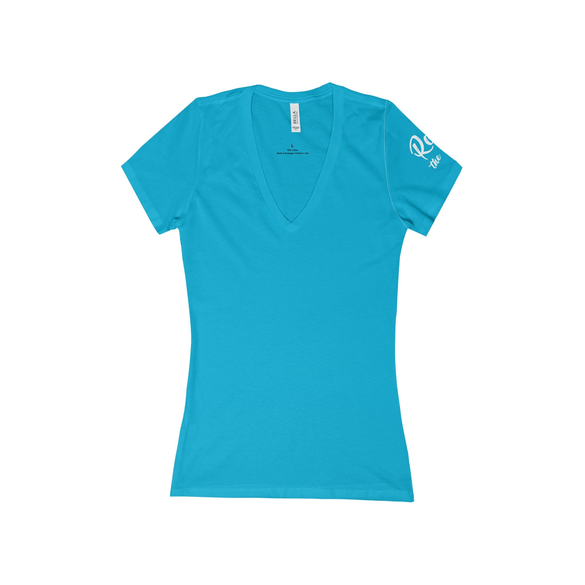 Women's Deep V-Neck Jersey Tee