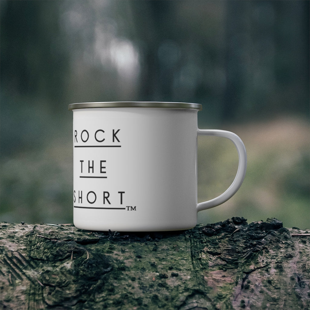 Rock the Short Chompy Enamel Camping Mug