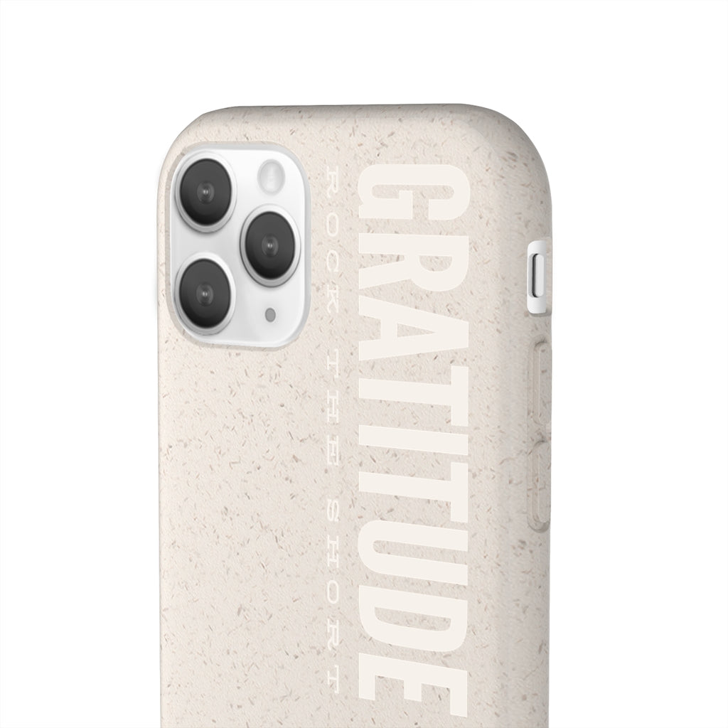 Gratitude Rock the Short Biodegradable Case