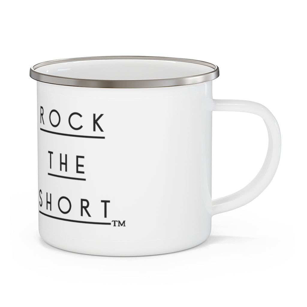 Rock the Short Chompy Enamel Camping Mug