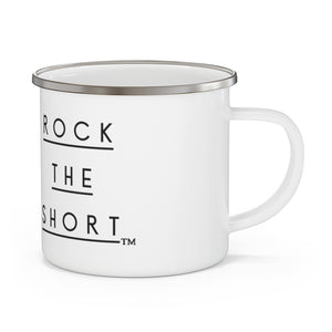 Rock the Short Chompy Enamel Camping Mug