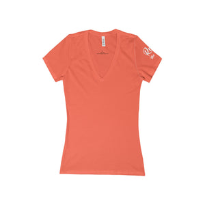 Women's Deep V-Neck Jersey Tee