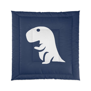 The Chompy Comforter White/Navy