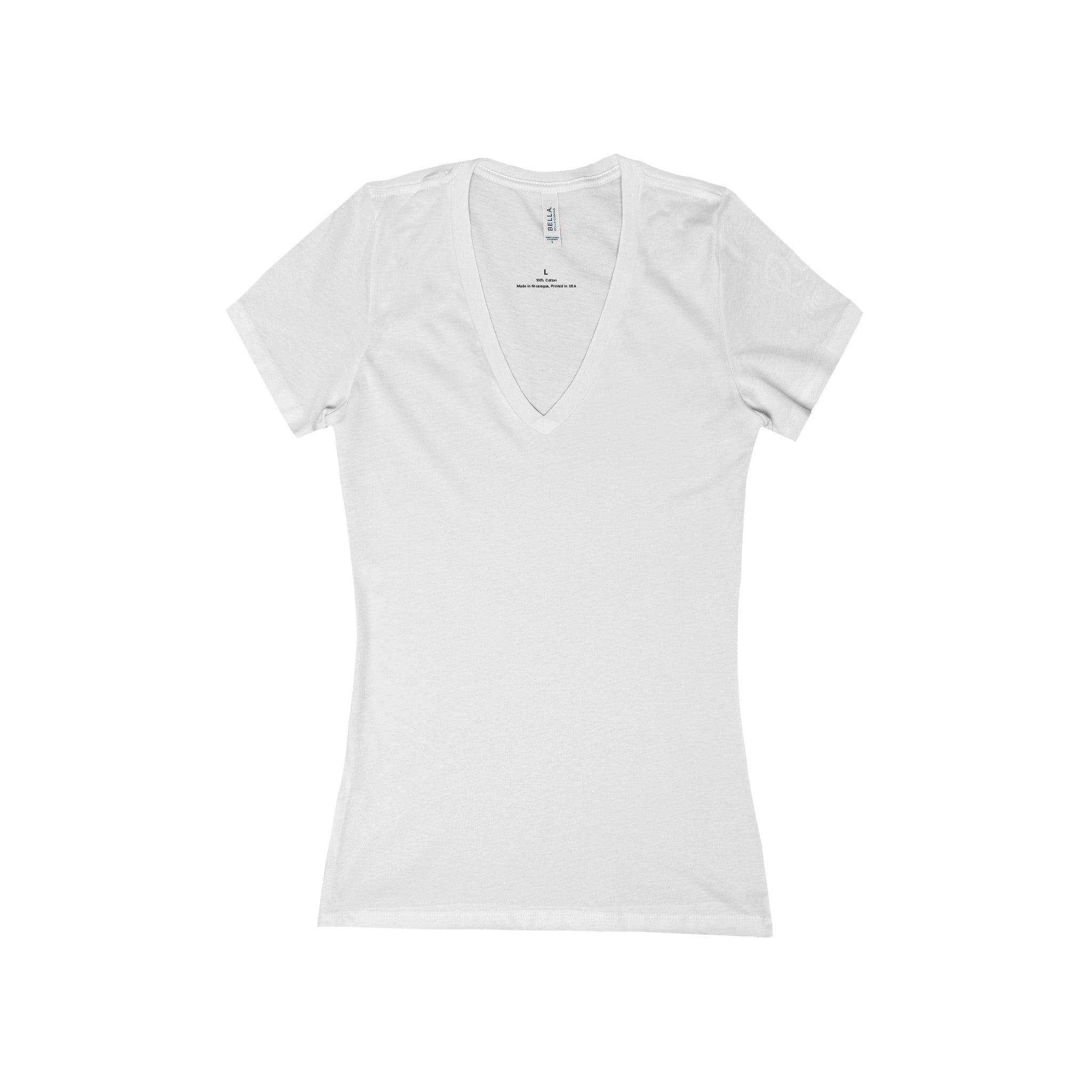 Women's Deep V-Neck Jersey Tee