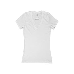 Women's Deep V-Neck Jersey Tee