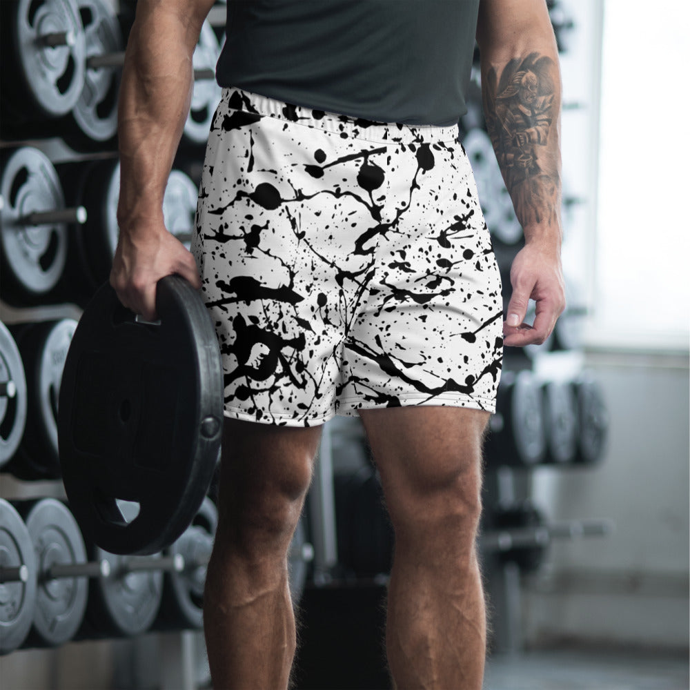 Chompy Painting Men's Athletic Long Shorts