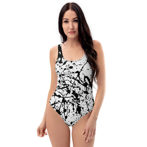 Chompy Painting One-Piece Swimsuit