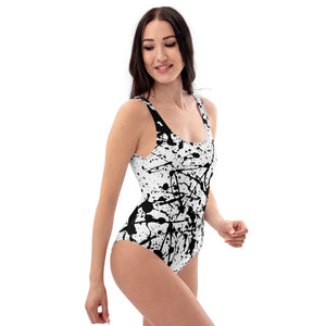 Chompy Painting One-Piece Swimsuit