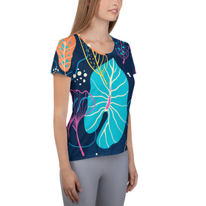 The Chompy Jungle Women's Athletic T-shirt