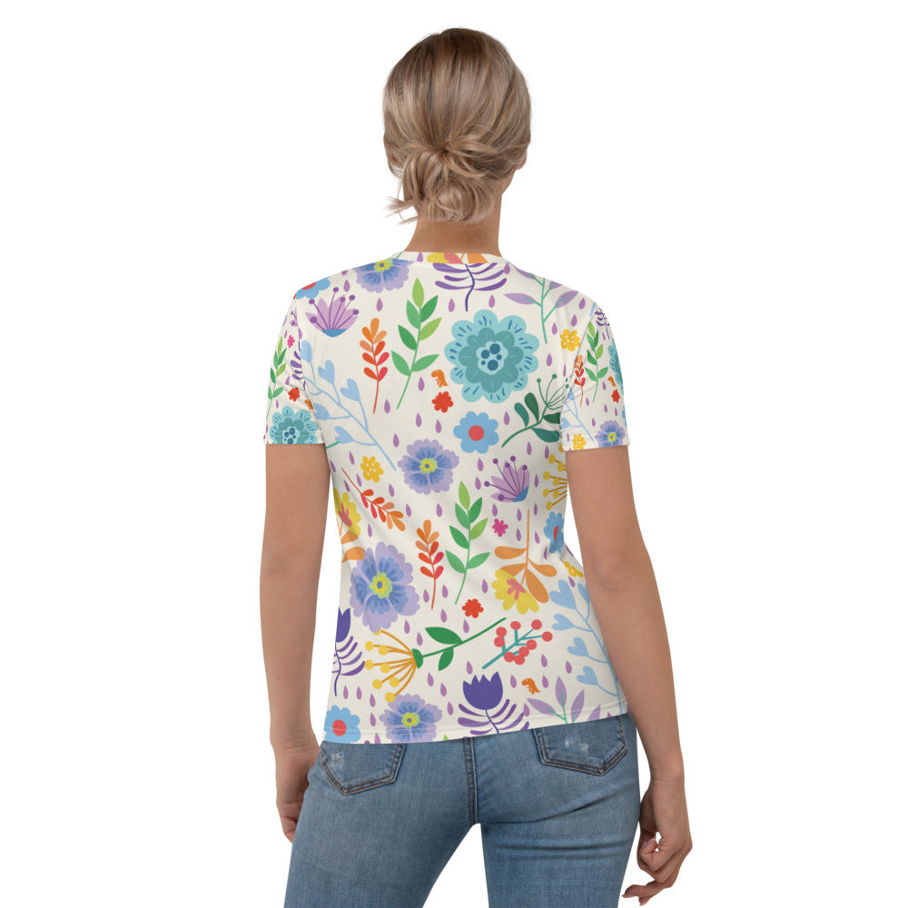 Chompy Flower Garden Women's T-shirt