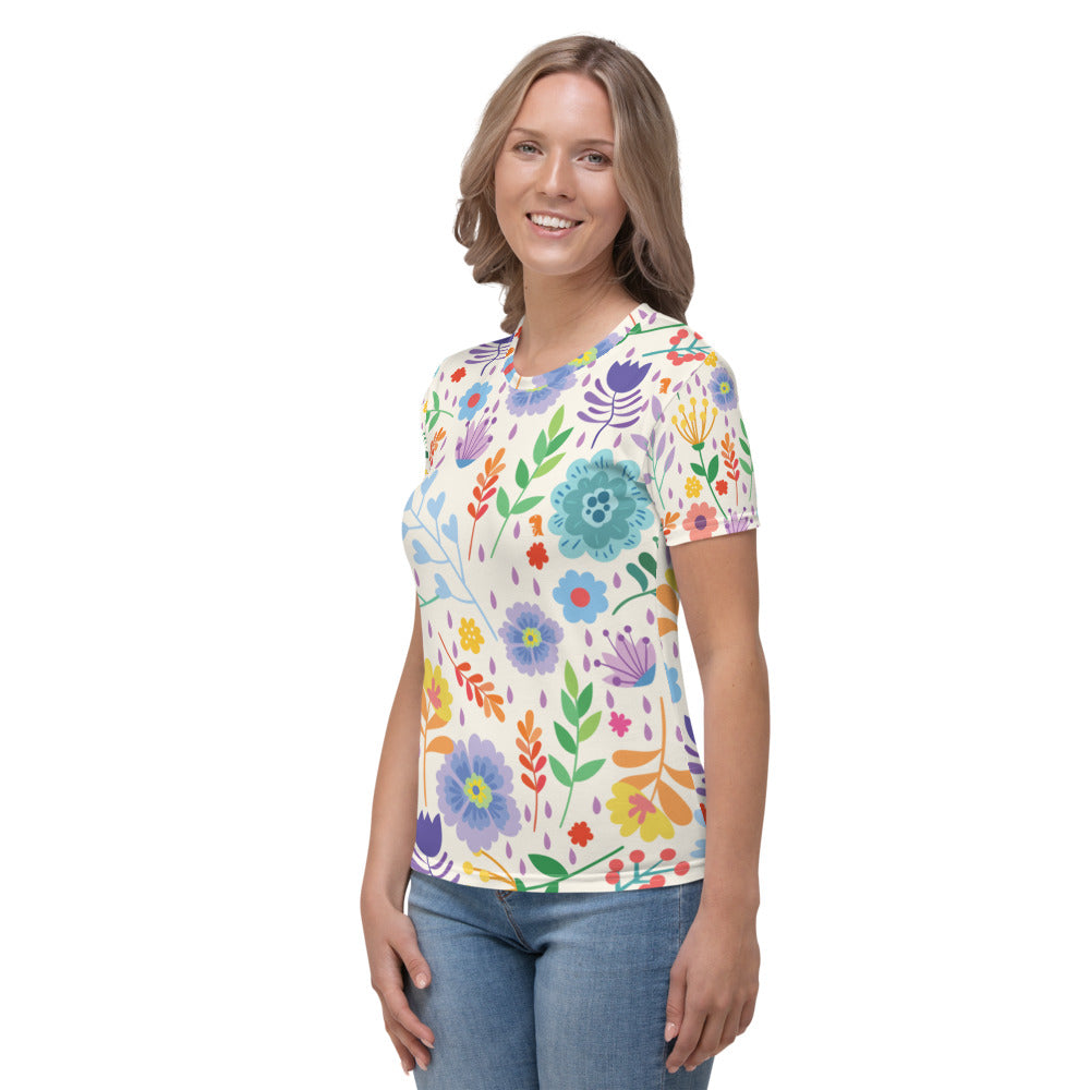 Chompy Flower Garden Women's T-shirt