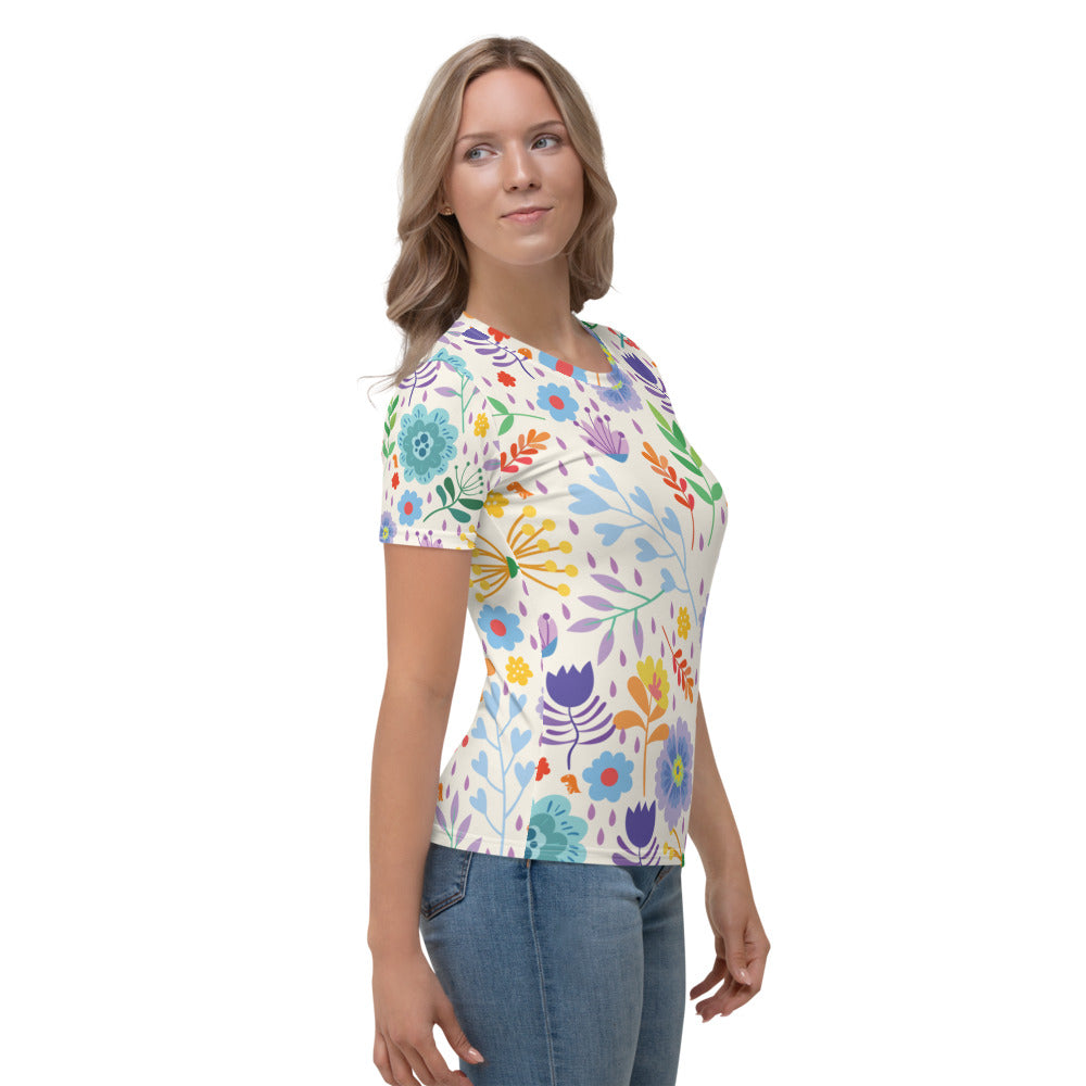 Chompy Flower Garden Women's T-shirt