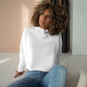 Gratitude Crop Hoodie