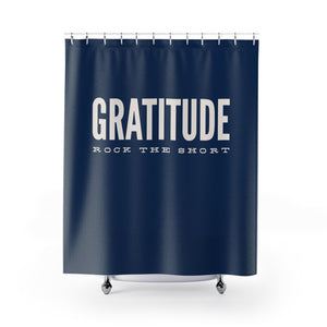 Gratitude Rock the Short Shower Curtains