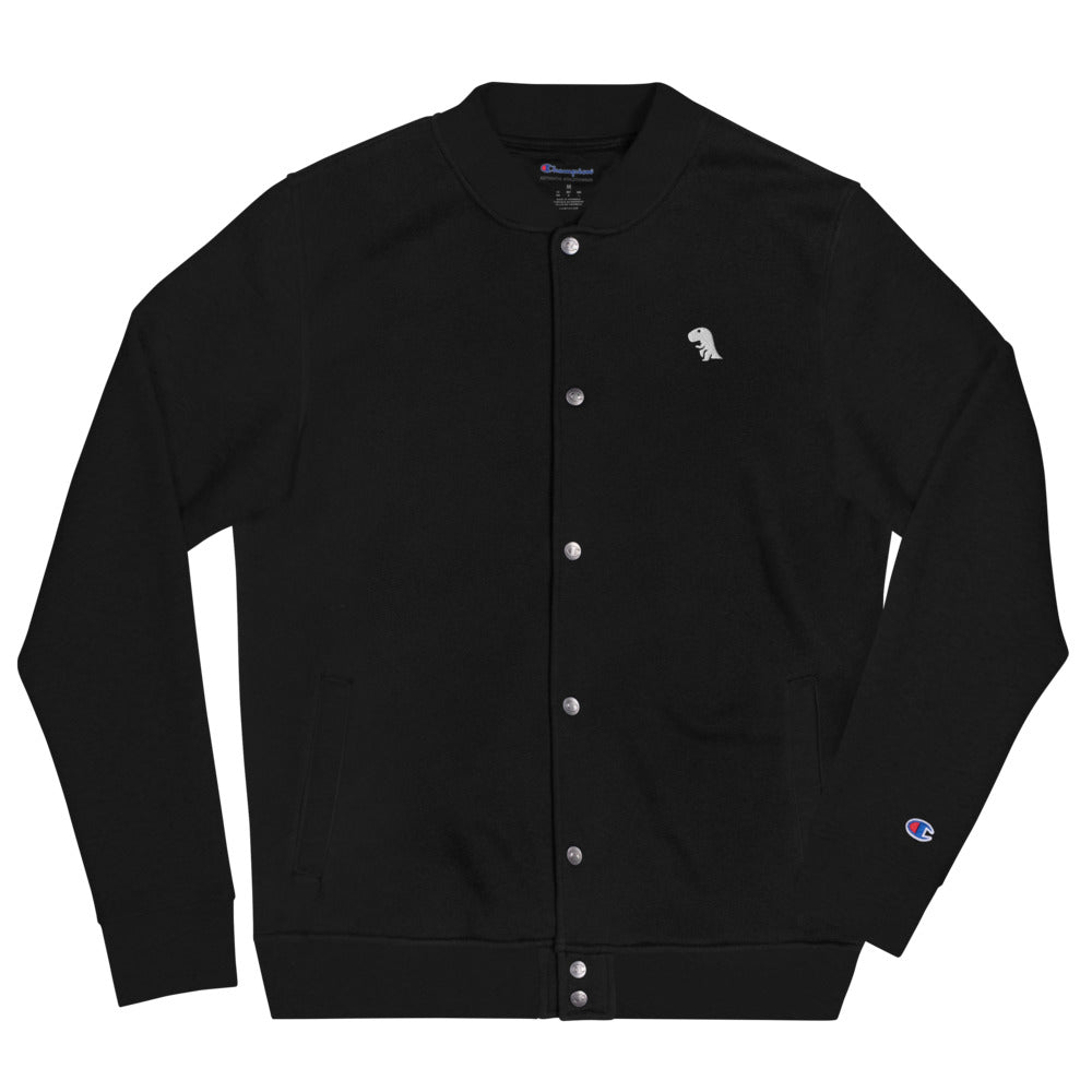 Rock the Short Embroidered Champion Bomber Jacket