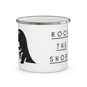 Rock the Short Chompy Enamel Camping Mug