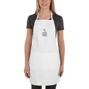 Chompy Steel Series Embroidered Apron