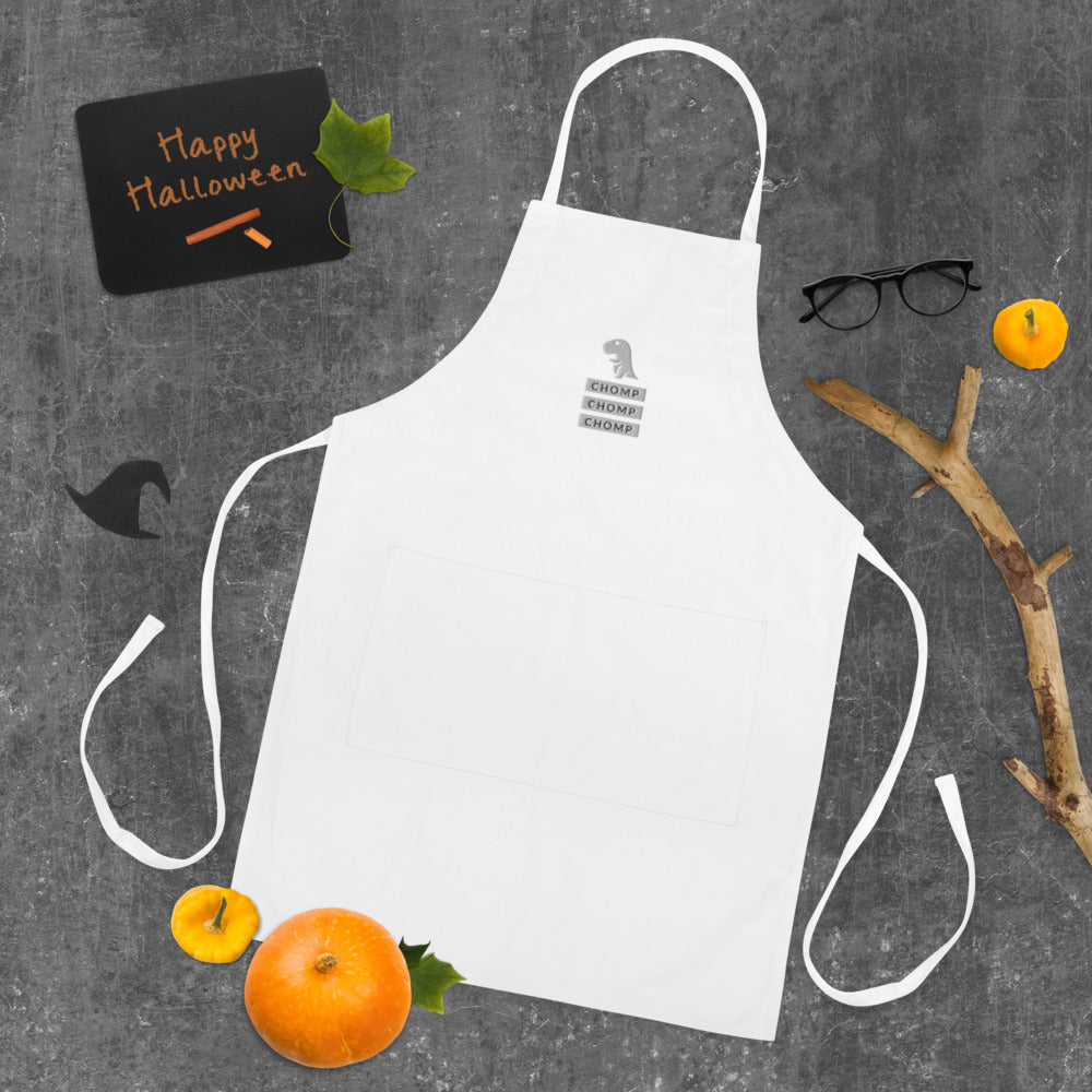 Chompy Steel Series Embroidered Apron