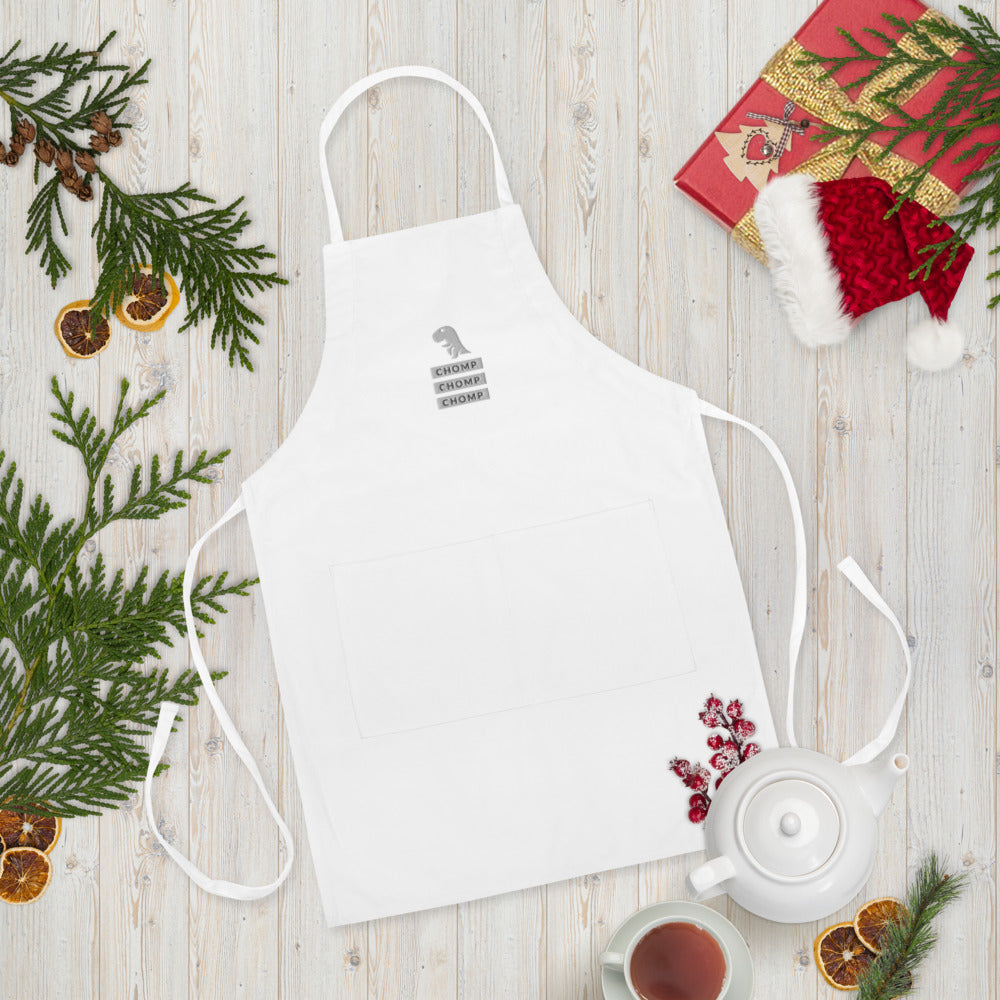 Chompy Steel Series Embroidered Apron