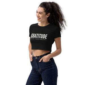 Gratitude Rock the Short Organic Crop Top