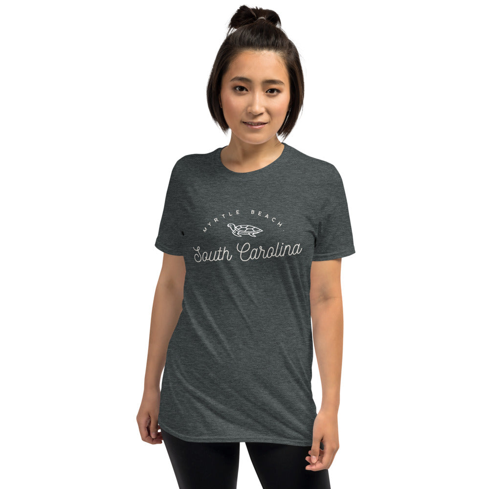 Tawney the Turtle Myrtle Beach South Carolina Short-Sleeve Unisex T-Shirt