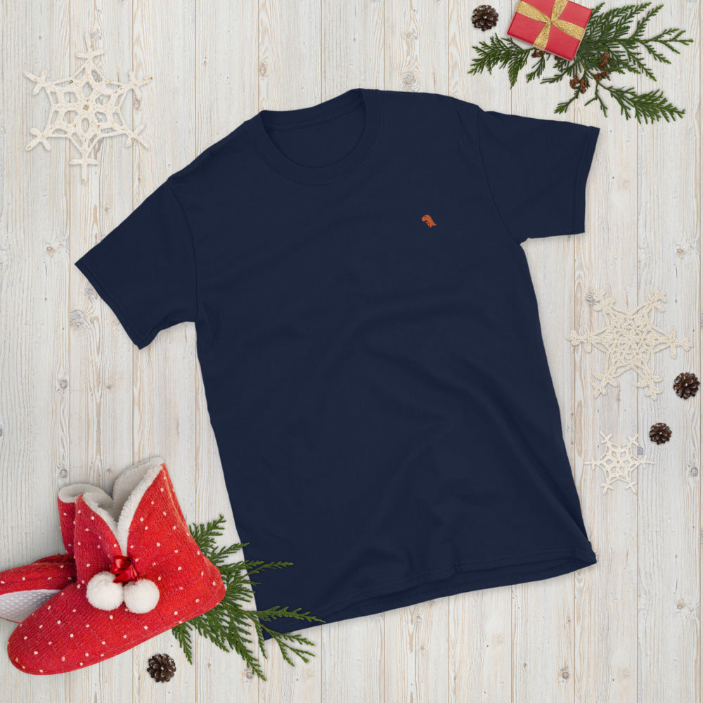 Chompy Embroidered Short-Sleeve Unisex T-Shirt