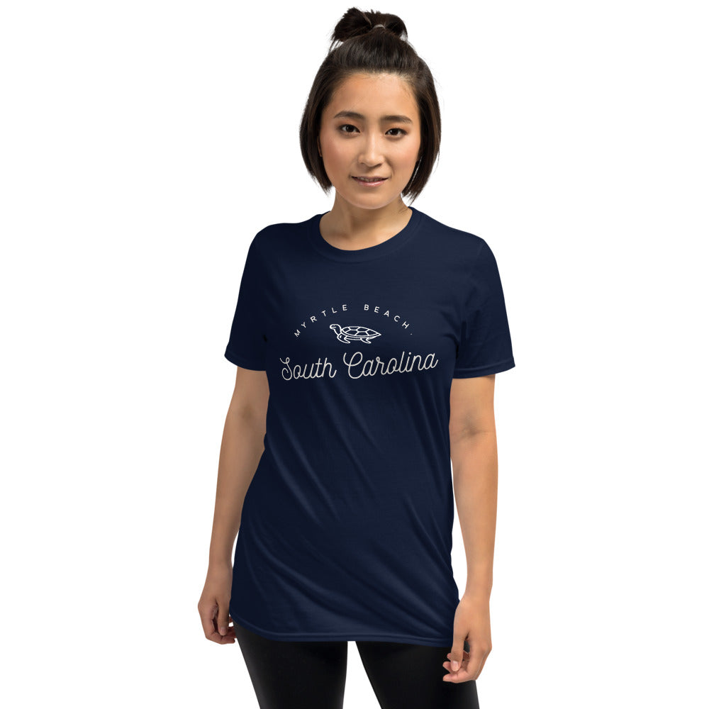 Tawney the Turtle Myrtle Beach South Carolina Short-Sleeve Unisex T-Shirt