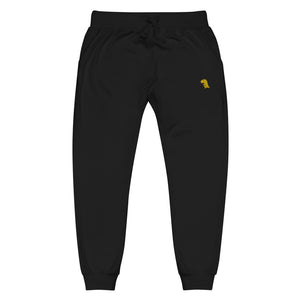 Yellow Chompy Unisex fleece sweatpants