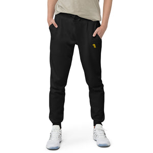 Yellow Chompy Unisex fleece sweatpants