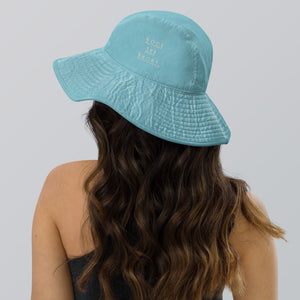 Rock the Short Wide brim bucket hat