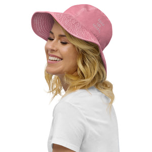 Rock the Short Wide brim bucket hat