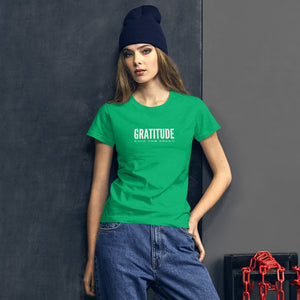 Gratitude short sleeve t-shirt